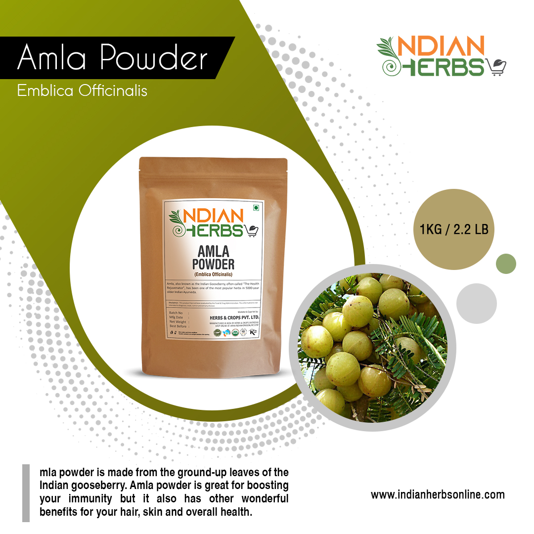 Amla Powder Emblica Officinalis 1KG / 2.2 LB ( Value Pack )
