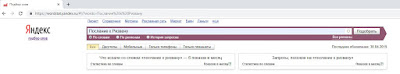 Статистика запросов в Яндексе послания к Ризвану ВДС к 30 апреля 2019