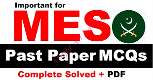 Download MES Past Paper PDF |Download Free MES Past Paper 2021-2020-2019-2018-2017-2016-2015