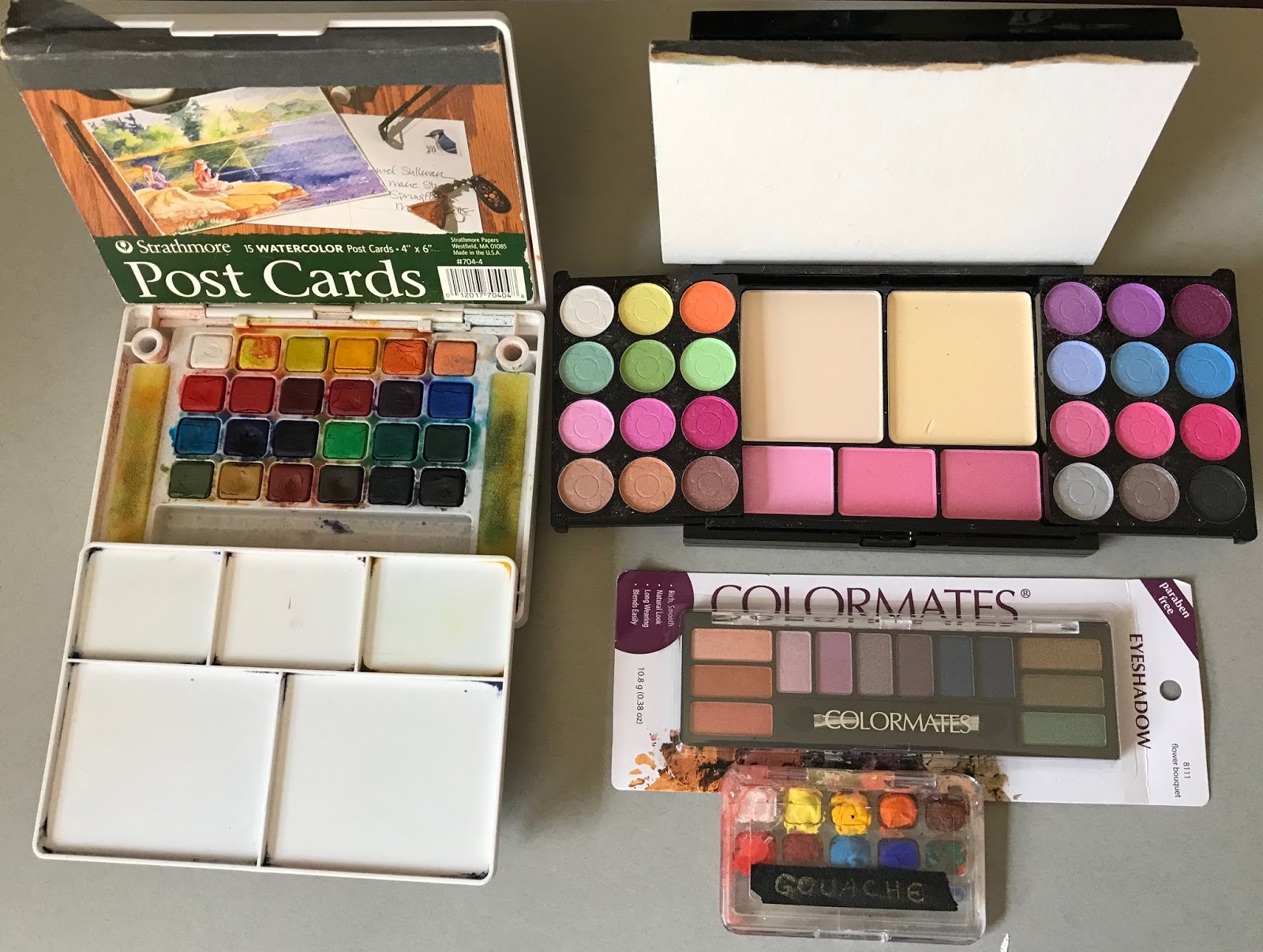 Hudson Valley Sketches Update on the Makeup Kit to Painting Set