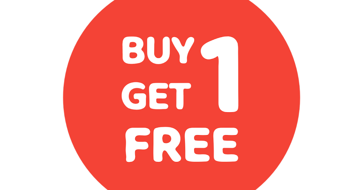 Buy 1 Get 1 Free Format Png