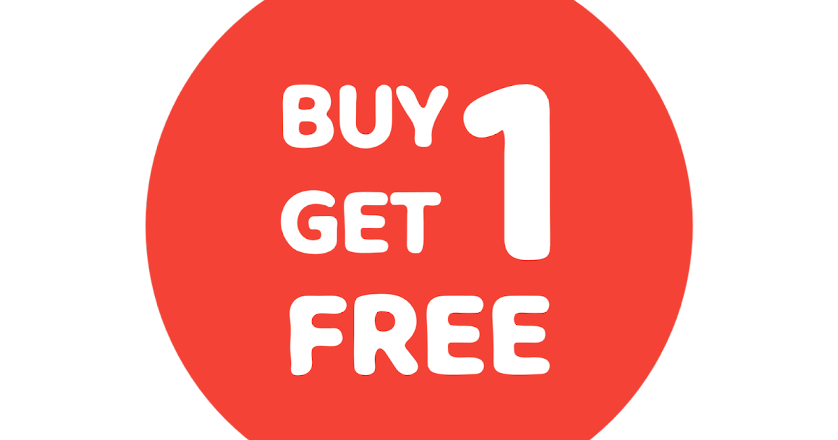 Buy 1 Get 1 Free Format PNG
