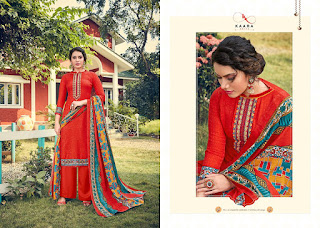 Kaara gulbahar Pashmina salwar kameez wholesaler