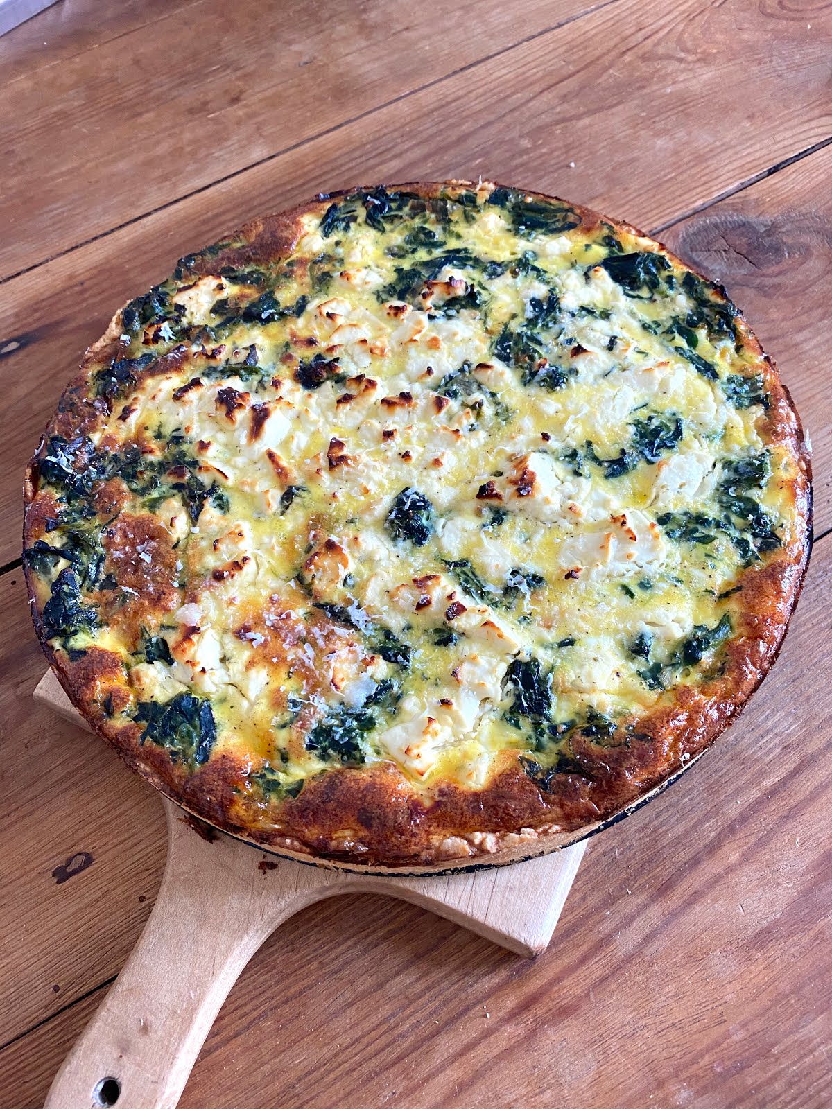 CUISINER BIEN : Spinat-Feta-Quiche CUISINER BIEN : Spinat-Feta-Quiche