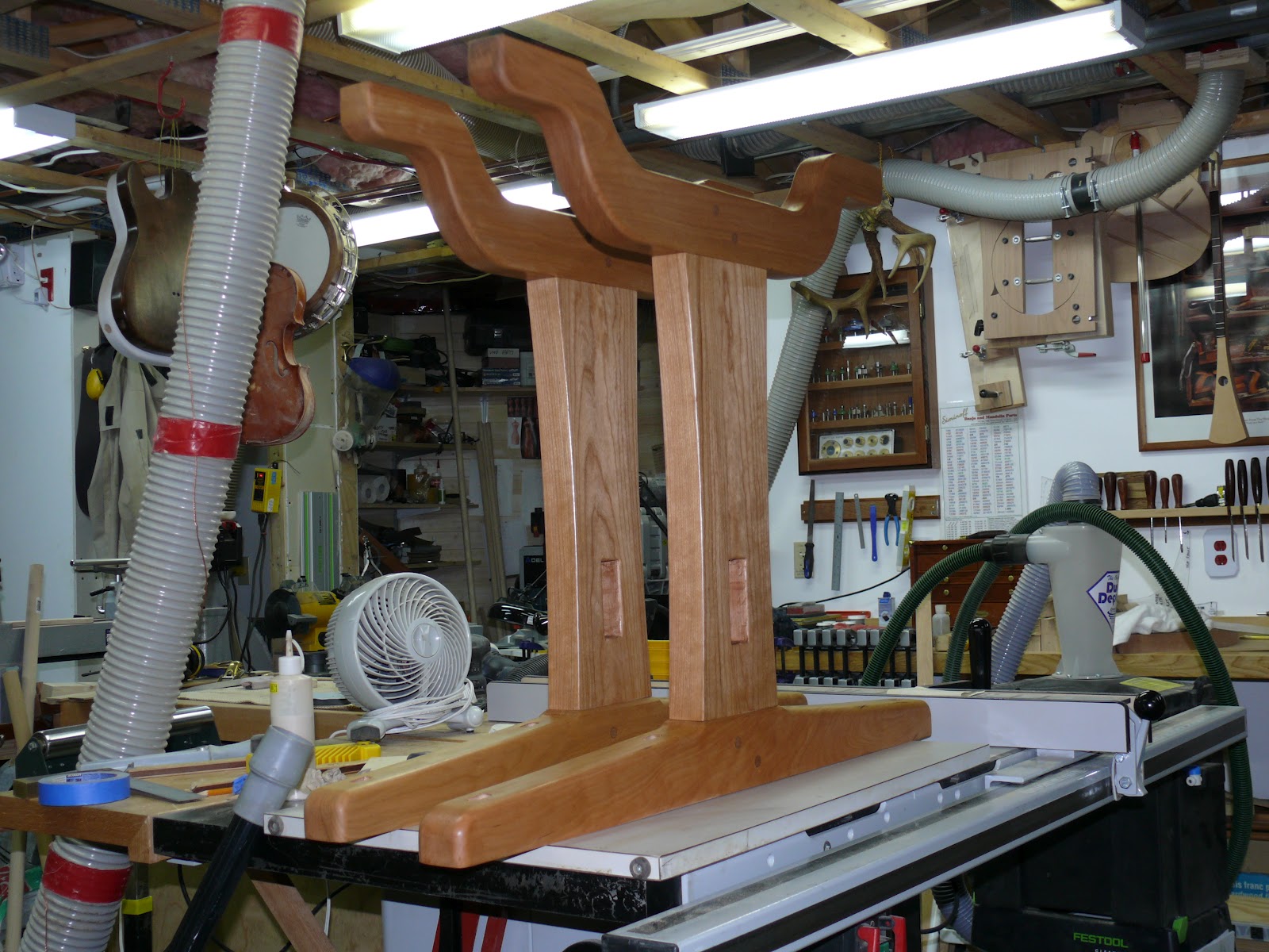 Rich's Woodcraft Trestle Table Base Complete