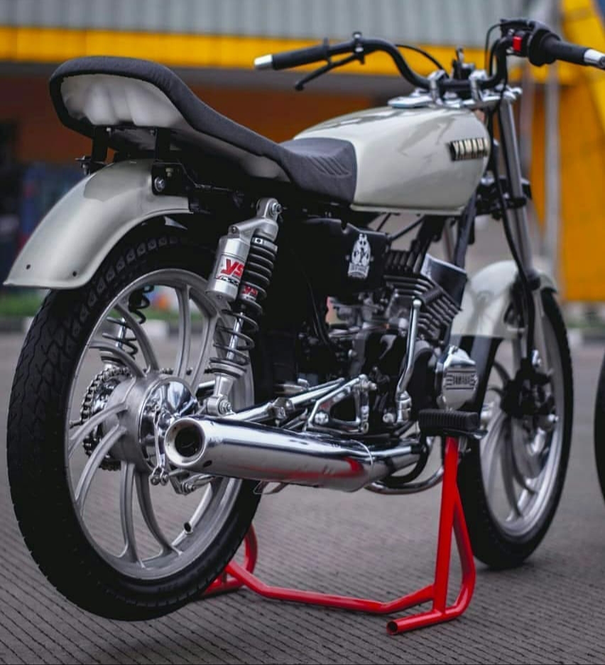 Modifikasi Rx King Warna Silver Original, Polos, Metalik, Doff, Gold