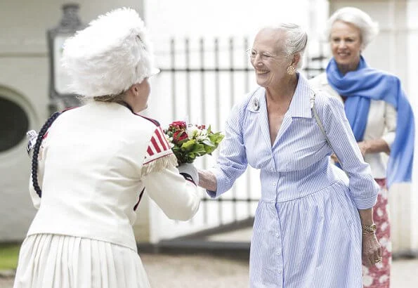 Queen Margrethe, Princess Benedikte, Princess Alexandra and Count Michael Preben Ahlefeldt-Laurvig-Bille