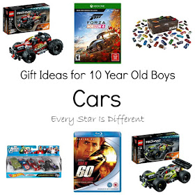 Gift Ideas for 10 Year Old Boys: Cars