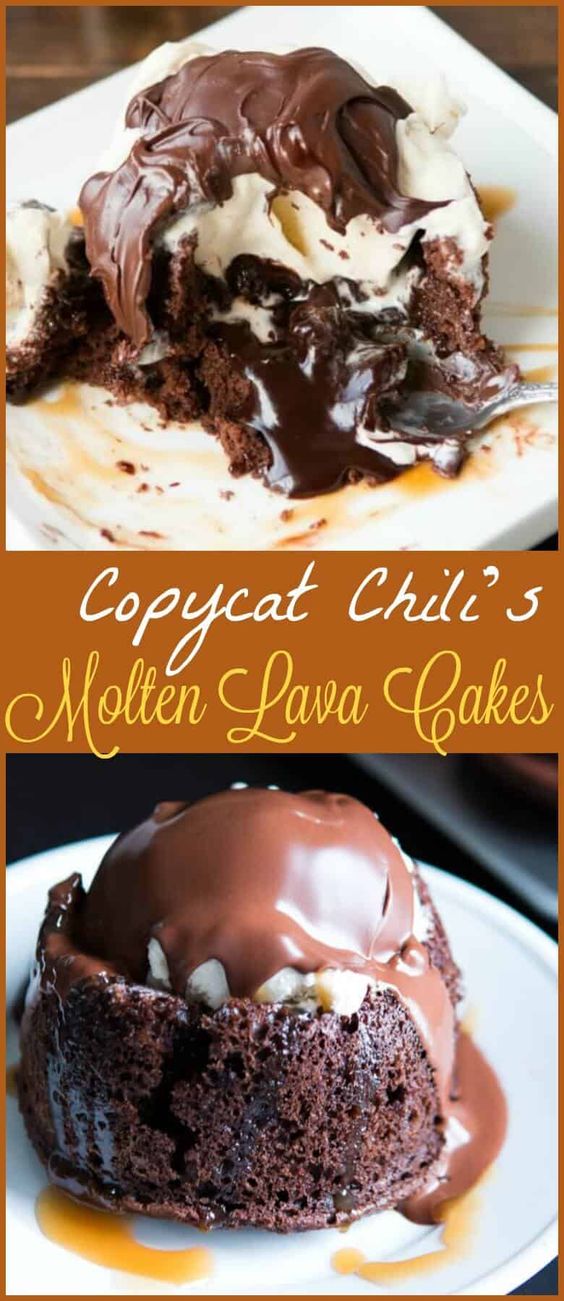 Copycat Chili's Molten Lava Cakes Recipe Girls Dishes