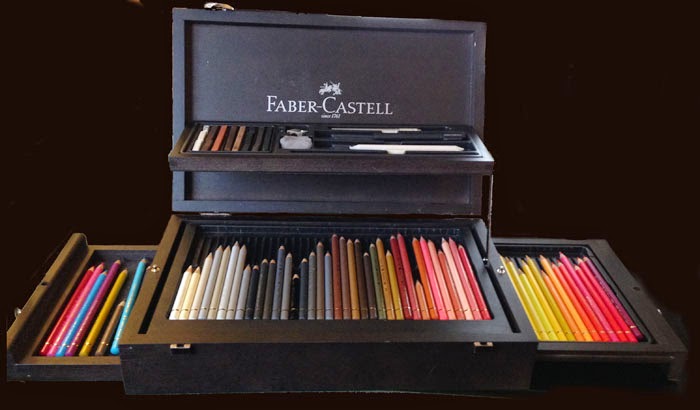 Faber-Castell Polychromos 120-set Wood case