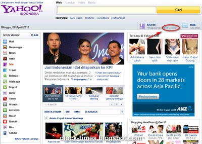 Home Page Yahoo