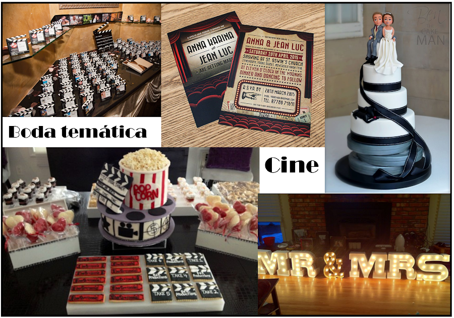 boda temática cine