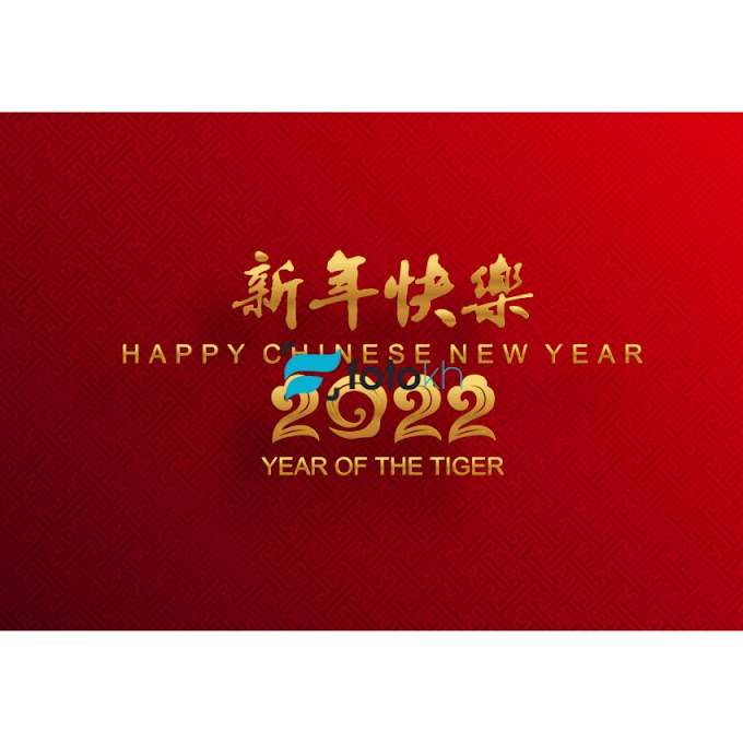 year of tiger 2022 logo - Chinese New Year free vector