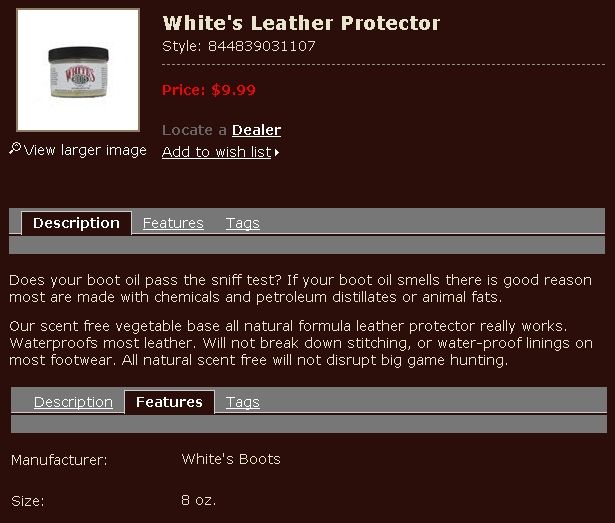 White's Leather Protector