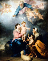 Murillo - La Sagrada Familia, llamada "La Virgen de Sevilla" - Museo del Louvre