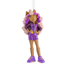 Monster High Hallmark Clawdeen Wolf Christmas Ornament Figure