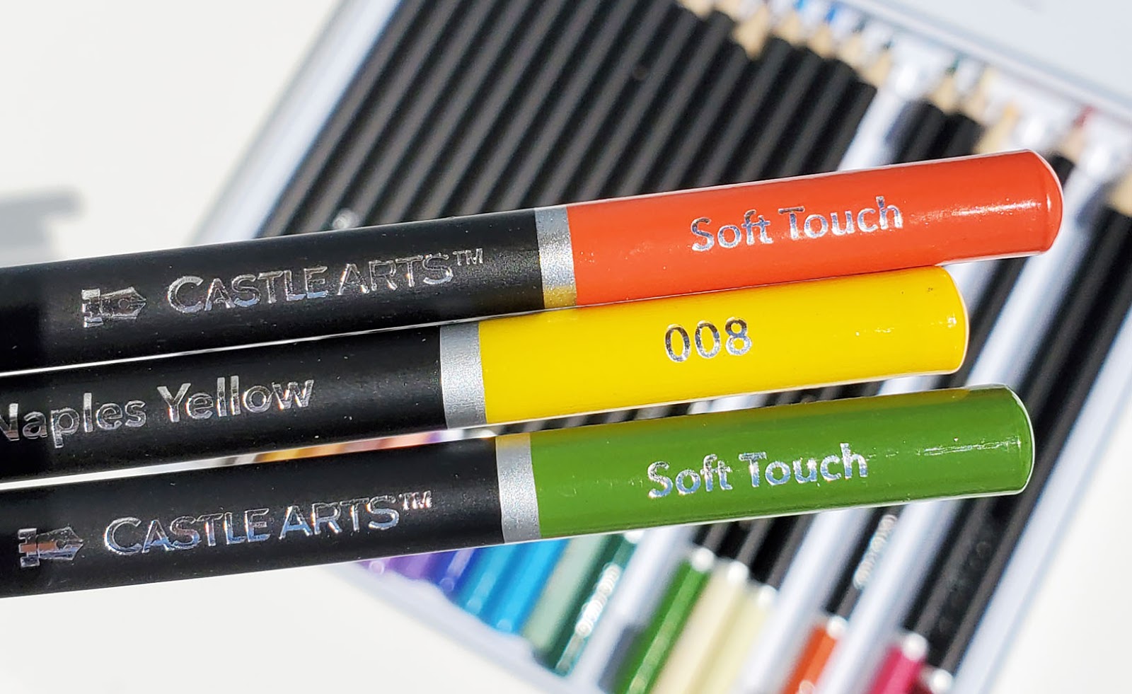 Swatch & Chat, New 120 Castle Arts Colored Pencils