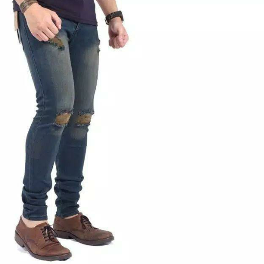 Model Celana  Jeans  Sobek Pria Terbaik 2022  Model Baju 