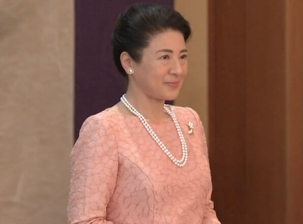 Empress Masako, Crown Princess Kiko, Princess Mako, Princess Kako and other members of the imperial family