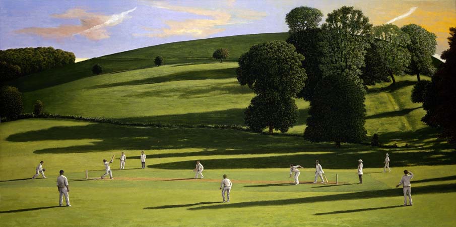 David Inshaw, 1943 | Landscape / Pop Art / Romantic painter | Tutt'Art
