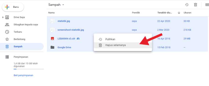 Cara Menghapus File Di Google Drive Cara Menghapus File Di Google Drive