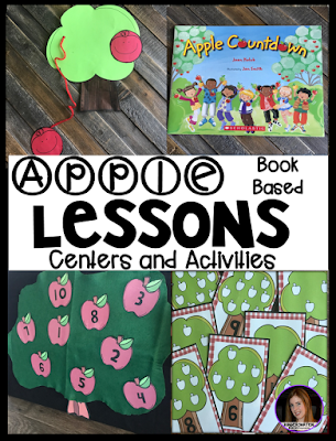 Are you looking for a fun hands-on apple themed unit that revolves around amazing stories? Then, you will love Apple Themed Unit for Preschool. This unit will not only help children learn new vocabulary it will also help them identify colors, shapes, letter and numbers, increase story comprehension, literacy and math concepts, fine-motor and gross motor skills.
