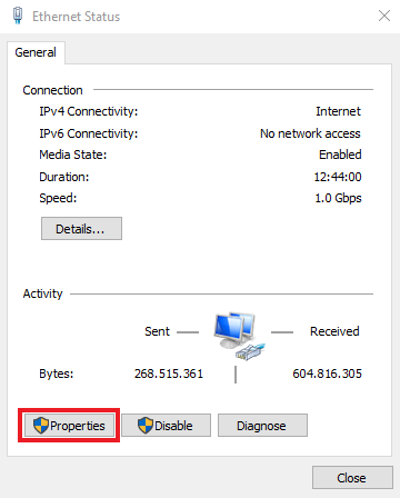 Step 5 - Ganti IP Address (Network Sharing Center)