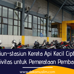 Stasiun-stasiun Kereta Api Kecil Ciptakan Konektivitas untuk Pemerataan Pembangunan