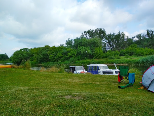 odpoczynek nad rzeką Przystań Kowale