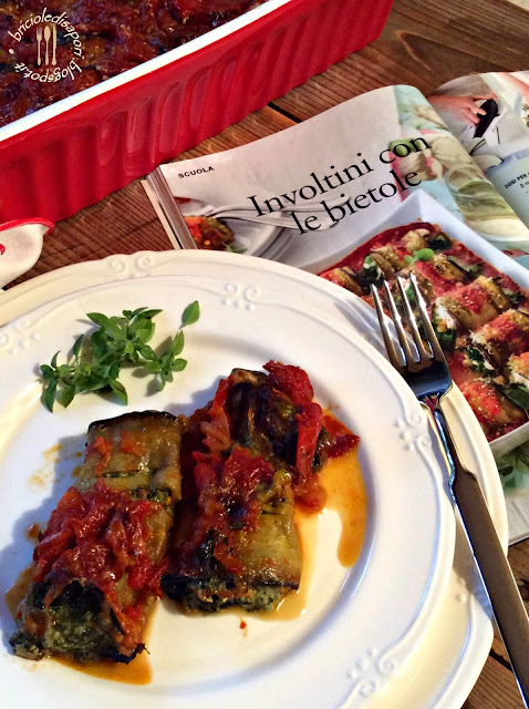 involtini di melanzane al sugo con erbette e formaggi. per ogni stagione, per ogni occasione...