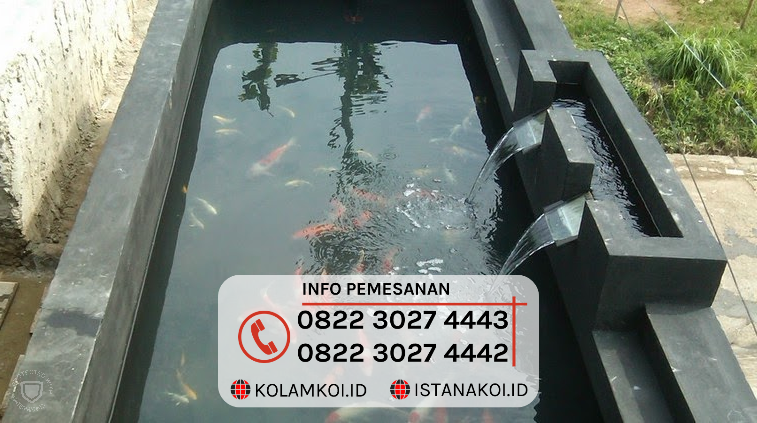 kolam koi kaca