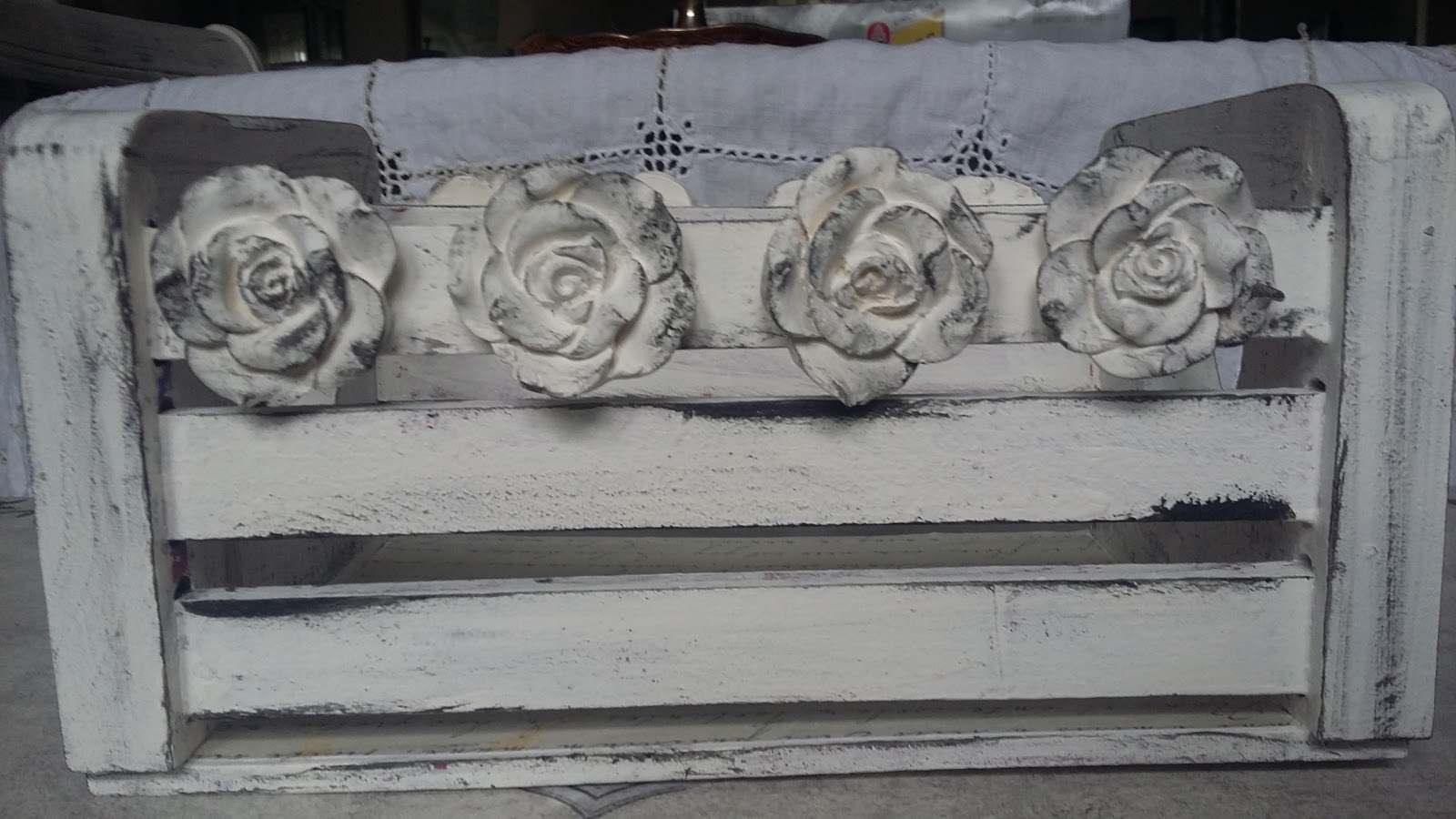 Coastal Bohemian Paper Clay Roses