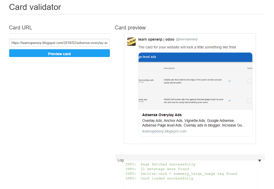 Boost your Blog Traffic using Twitter Summary Card