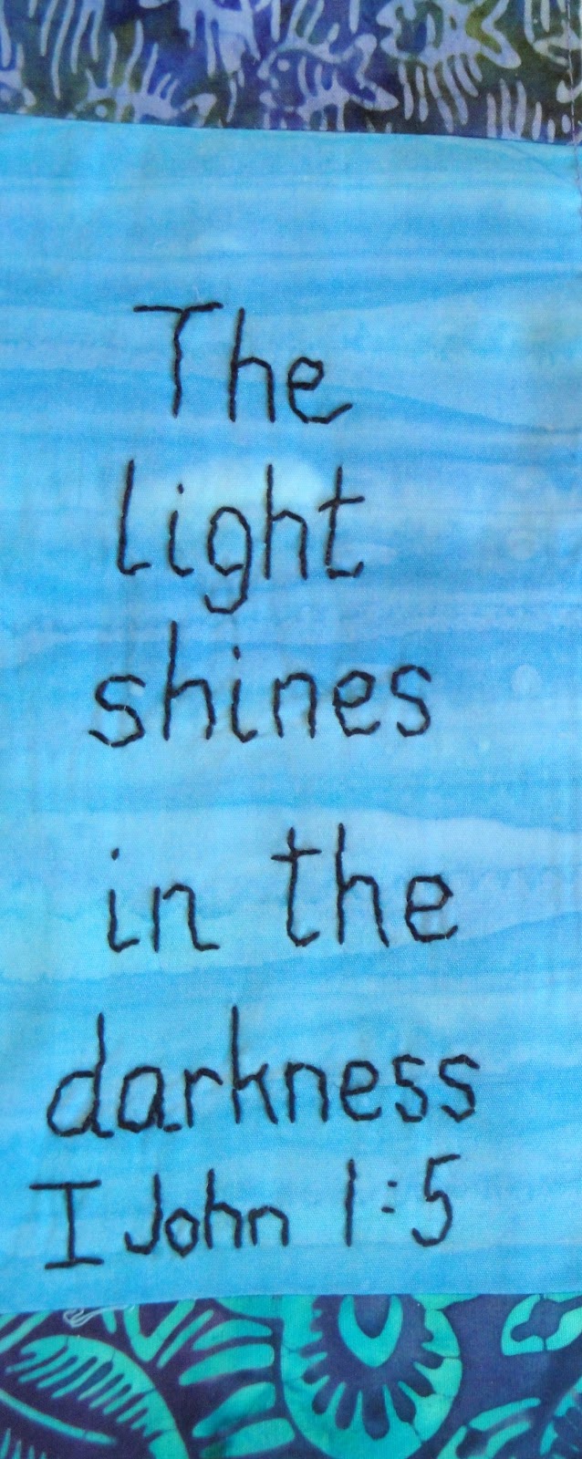 Julie Bagamary Art : The Light Shines In The Darkness