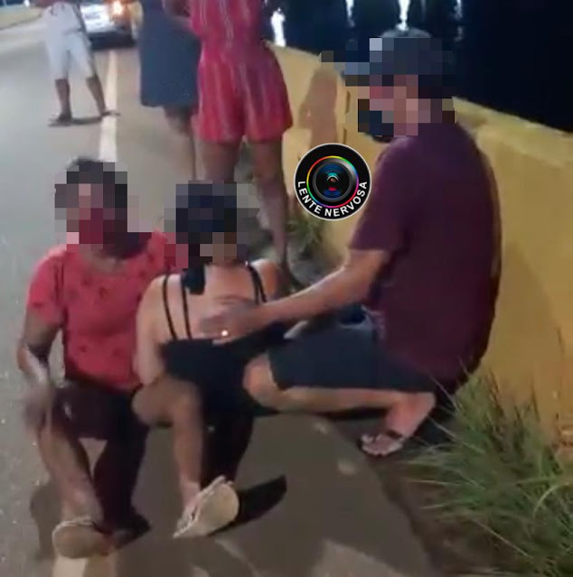 Mulher tenta cometer suicídio pulando da ponte sobre o Rio Madeira, mas é salva por populares