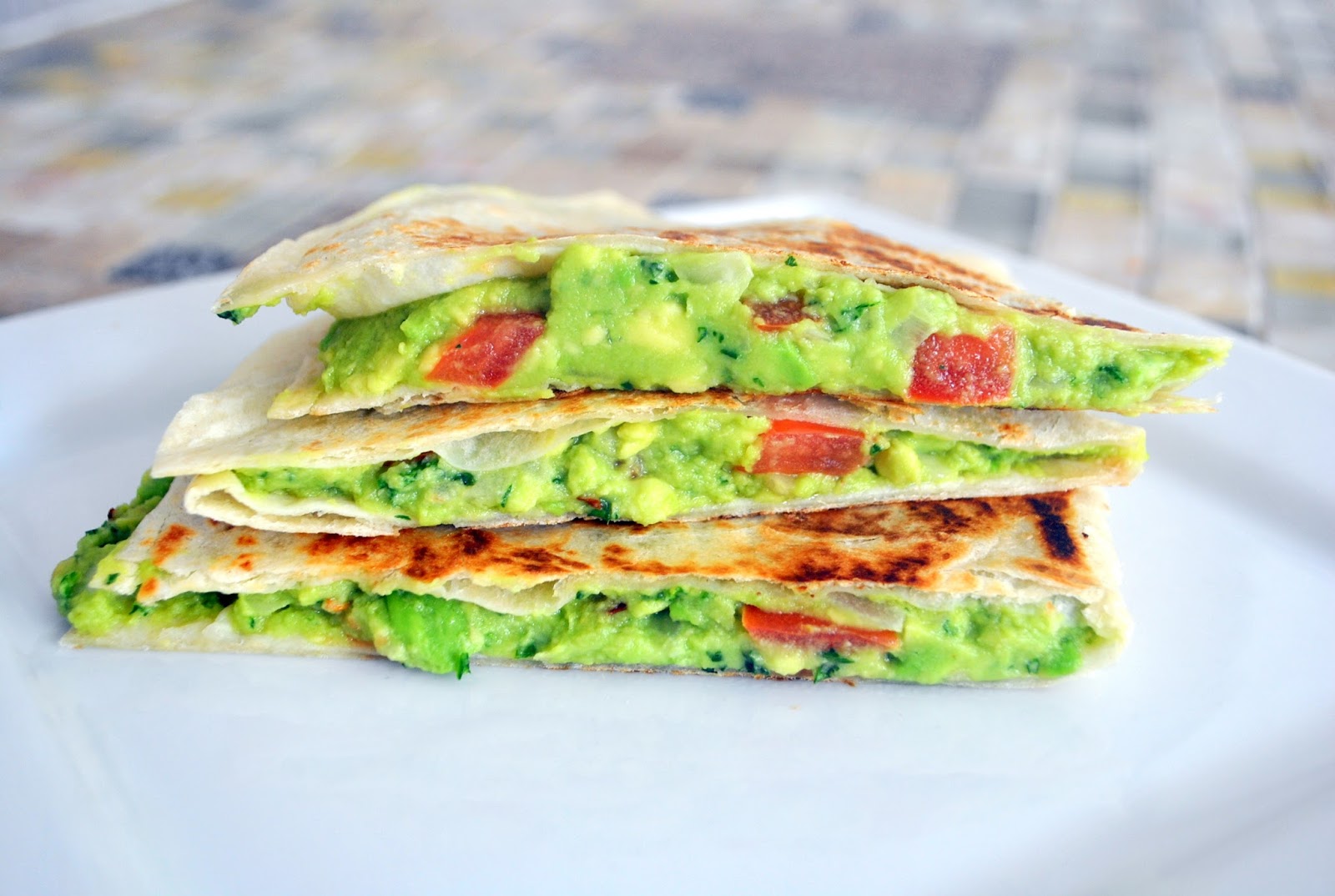Avocado Quesadilla (Quesadilla de Abacate) The Green Dish Blog