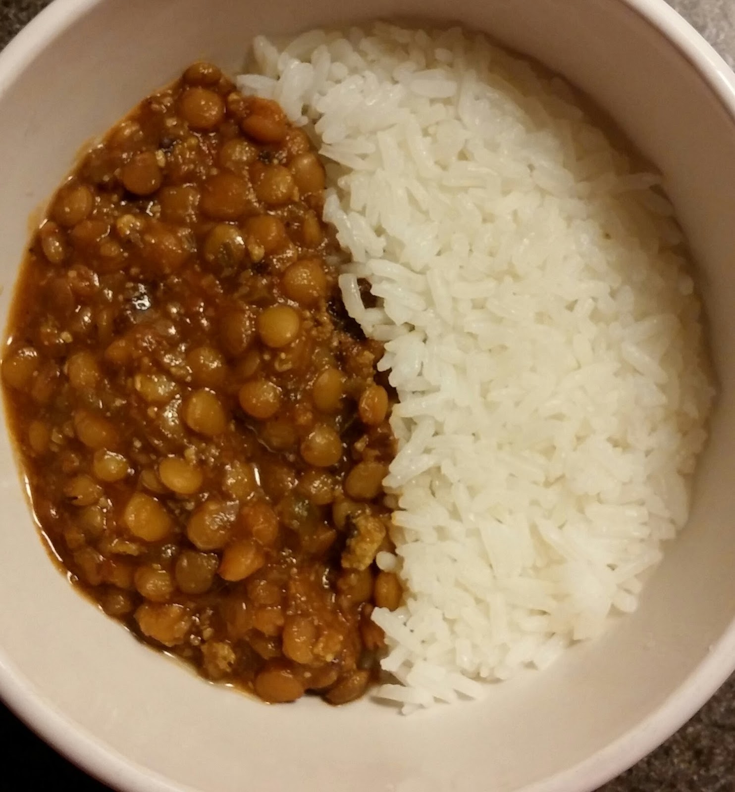 Theveganlicious Lentils and Jasmine Rice
