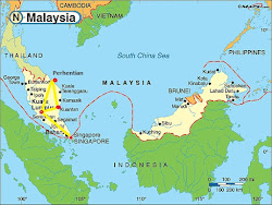 Malaysia Route Map