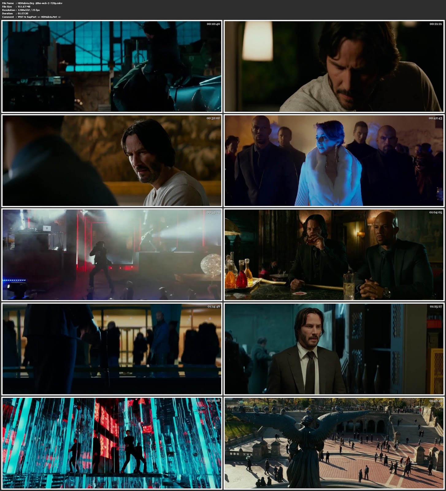 John Wick Chapter 2 (2017) Hindi Dual Audio 720p BluRay 900MB Download
