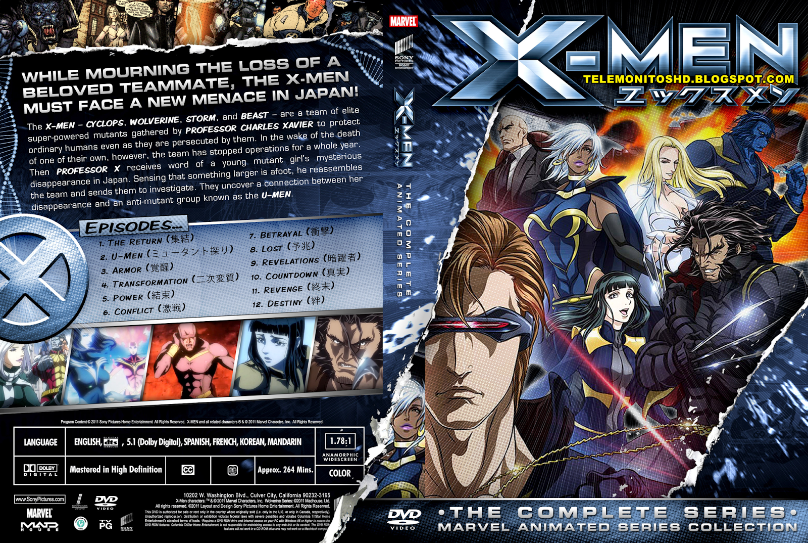 X Men Anime Una Adaptacion Muy Decente Del Estudio Madhouse