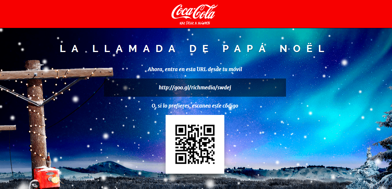 El Blog Del Marketing Quiero Que Papa Noel Llame Por Telefono A Mis Hijos Hazfelizaalguien By Cocacola