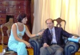 $ônia Puxian e o governador de São Paulo, Geraldo Alckmin