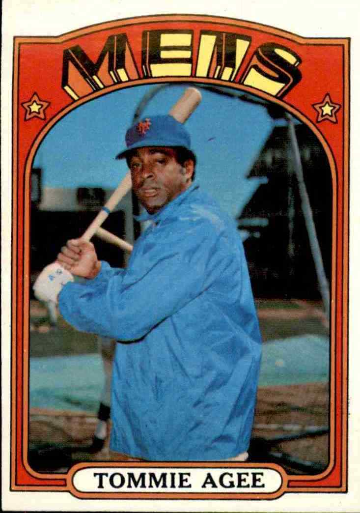 Tommie Agee Baseball Cards Thru the Years