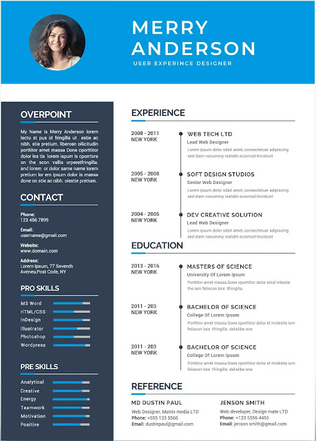7 Contoh Cv Yang Menarik Untuk Melamar Pekerjaan Desain Cv