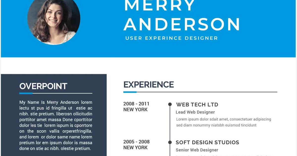 7+ Contoh CV Yang Menarik Untuk Melamar Pekerjaan - Desain CV