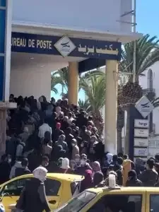 البربد التونسي بنعروس يتوقف عن العمل بعد دهس احد الموظفين