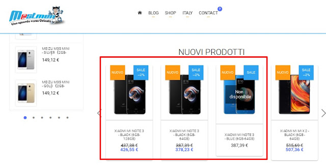 Xiaomi Mi Note 3 disponibile da Mastmen.net a 369 euro [Codice Sconto ALESSIOF89]
