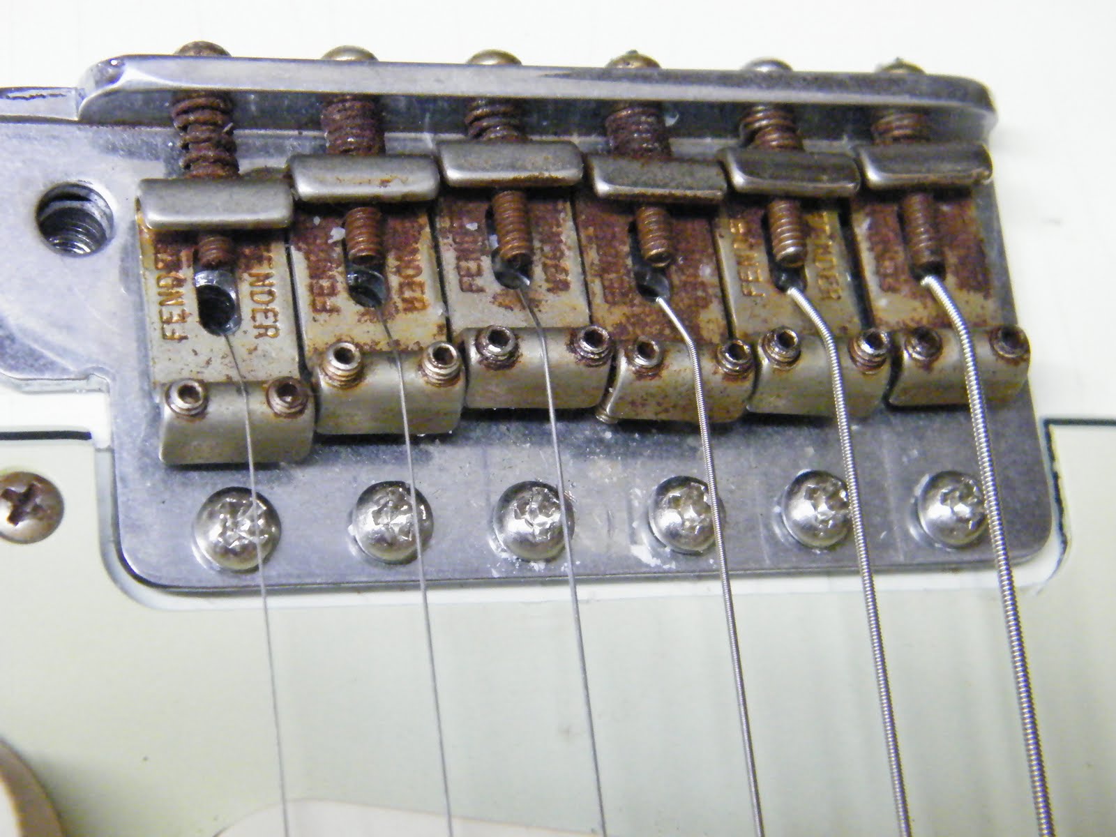 Mr Glyn's Pickups Fender Stratocaster Relic Trem problems