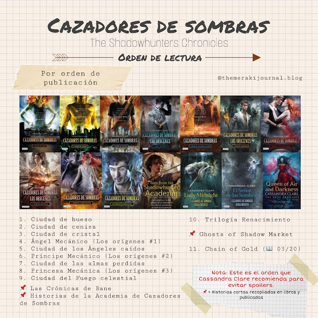 GUÍA PARA LEER CAZADORES DE SOMBRAS