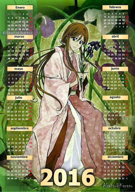 calendario 2016 bleach